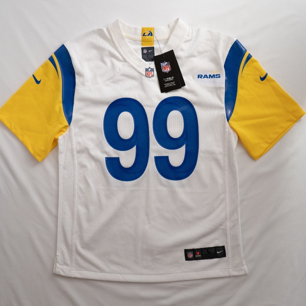 Nike Youth Los Angeles Rams Aaron Donald #99 Alternate White Game Jersey